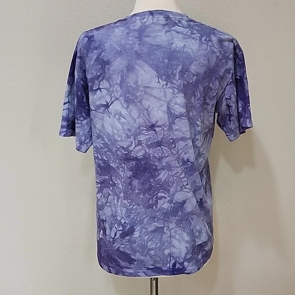 The Mountain 10 Kittens Classic Cotton T-Shirt Unisex size Medium Tie Dye Purple - Picture 10 of 10